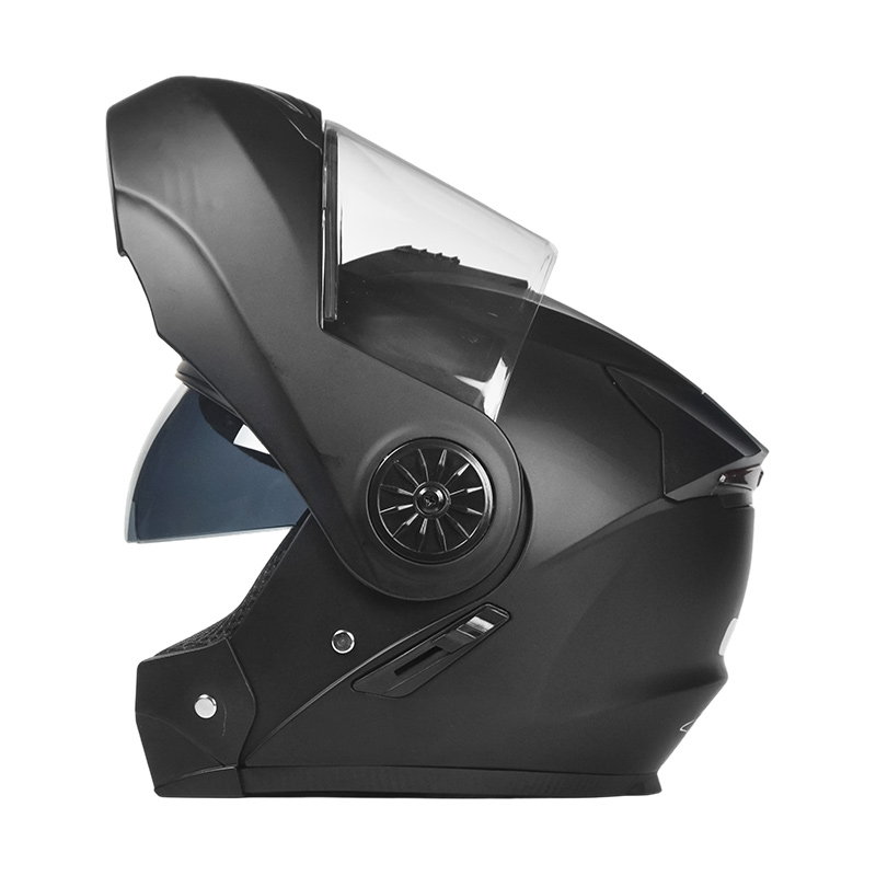 106 dubbla visir Flip Up Motorcykelhjälm Motocrosshjälm