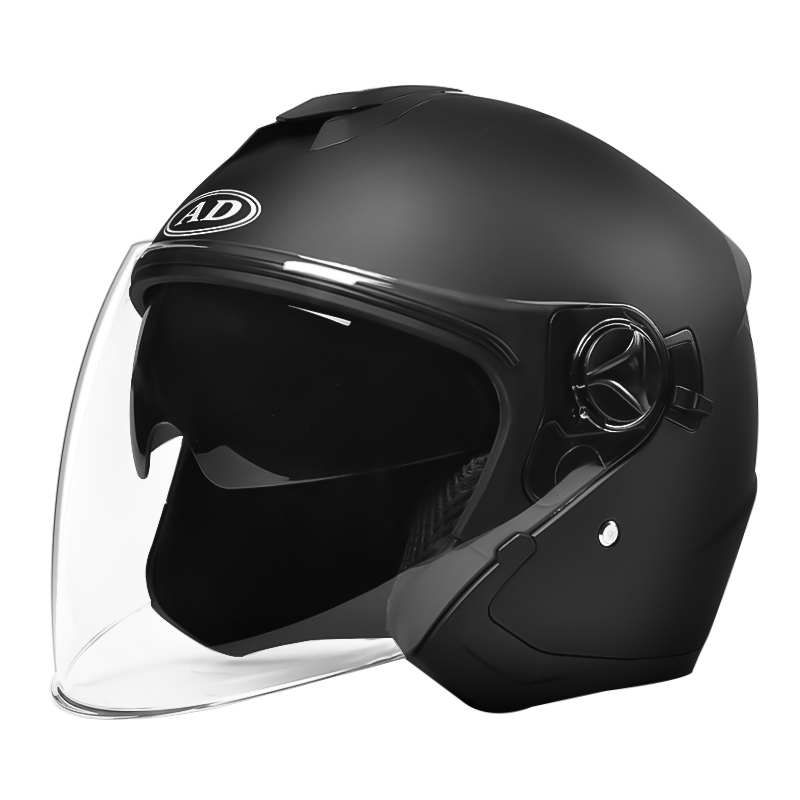 668 Open Face motorcykelhjälm dubbla visir motocrosshjälm