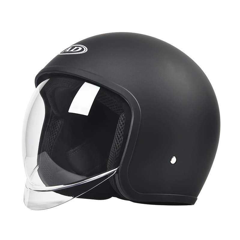 FG05 Retro Open Face motorcykelhjälm dubbla visir motocrosshjälm