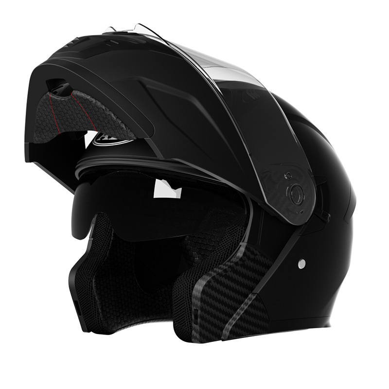 K9 Safety DOT Standard Flip Up Motorcykelhjälm Dubbla Visors Motocrosshjälm