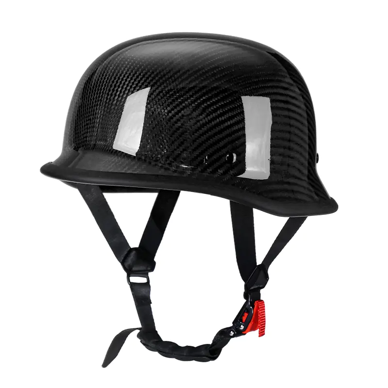 M35 kolfiber retro motorcykelhjälm motocross halvansiktshjälm