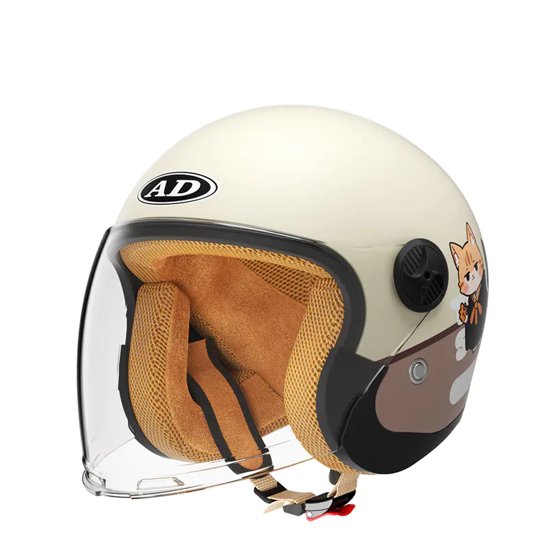 707 Kids Retro Open Face motorcykelhjälm ABS motocrosshjälm